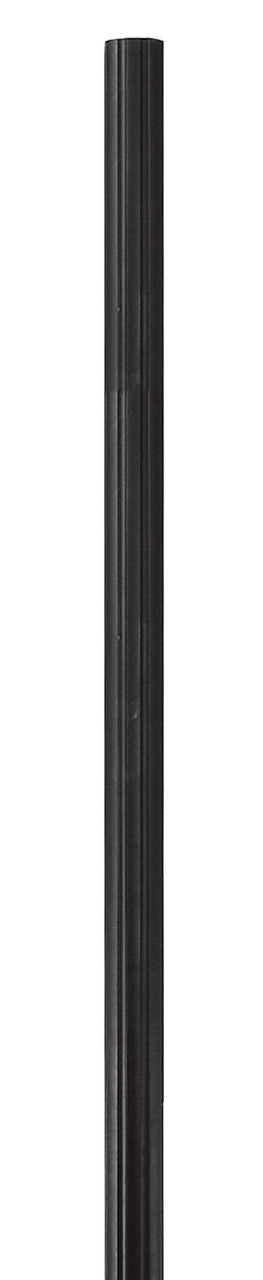 Livex Lighting Outdoor Cast Aluminum Posts Collection  Textured Black Outdoor Fluted Post in Textured Black 7708-14