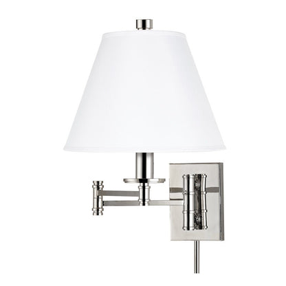 Hudson Valley Lighting Claremont Wall Sconce in Polished Nickel 7721-PN-WS