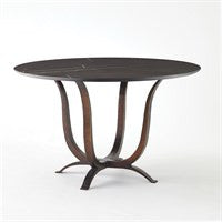 Global Views Chorda Dining Table-Bronze-48" 9.93850