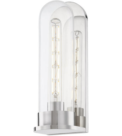 Hudson Valley Lighting Irwin 1 Light Sconce in Polished Nickel 7800-PN