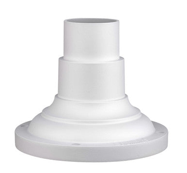 Livex Lighting Outdoor Pier Mount Adapters Collection Textured White Pier Mount Adapter 78216-13