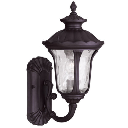 Livex Lighting Oxford Collection 1 Light Bronze Outdoor Wall Lantern in Bronze 7850-07