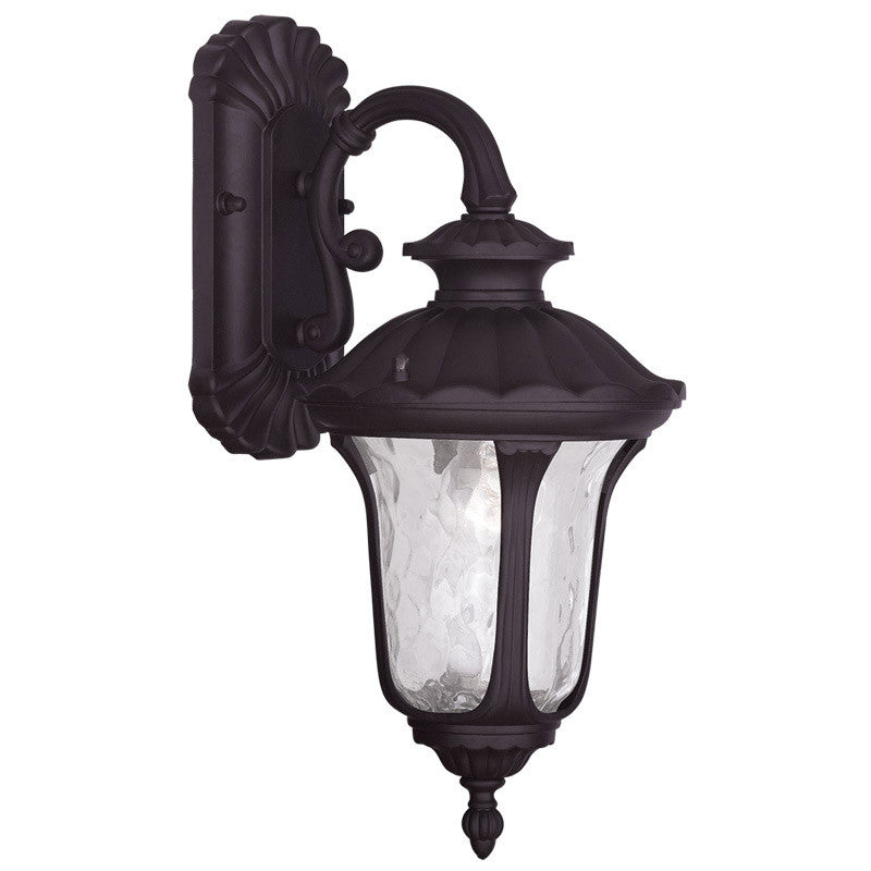 Livex Lighting Oxford Collection 1 Light Bronze Outdoor Wall Lantern in Bronze 7851-07