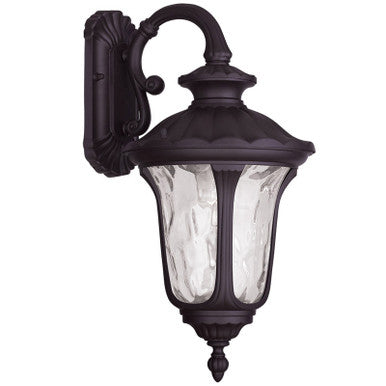 Livex Lighting Oxford Collection 1 Light Bronze Outdoor Wall Lantern in Bronze 7853-07