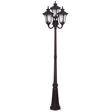 Livex Lighting Oxford Collection 4 Light Bronze Outdoor 4 Head Post in Bronze 7869-07