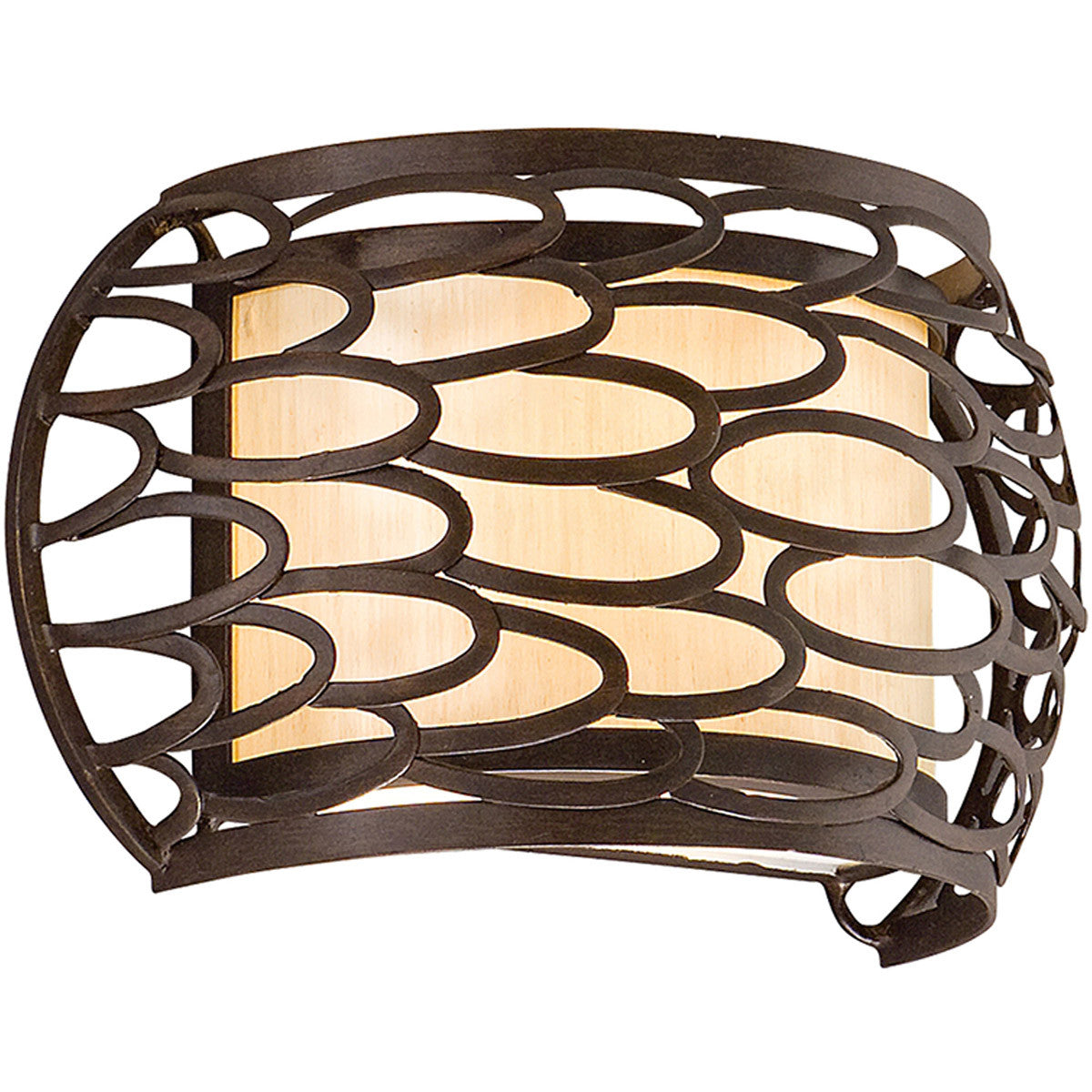 Corbett Lighting Cesto Wall Sconce in Napoli Bronze 79-11