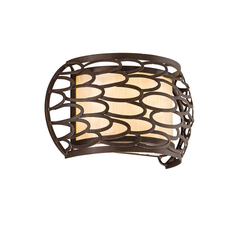 Corbett Lighting Cesto Wall Sconce in Napoli Bronze 79-11