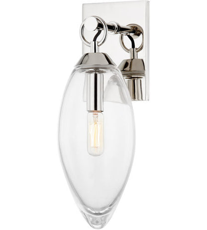 Hudson Valley Lighting Nantucket 1 Light Wall Sconce in Polished Nickel 7900-PN