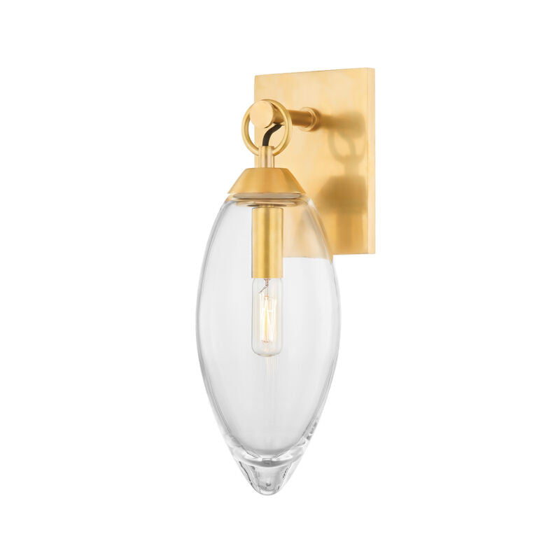 Hudson Valley Lighting Nantucket Wall Sconce in Aged Brass 7900-AGB