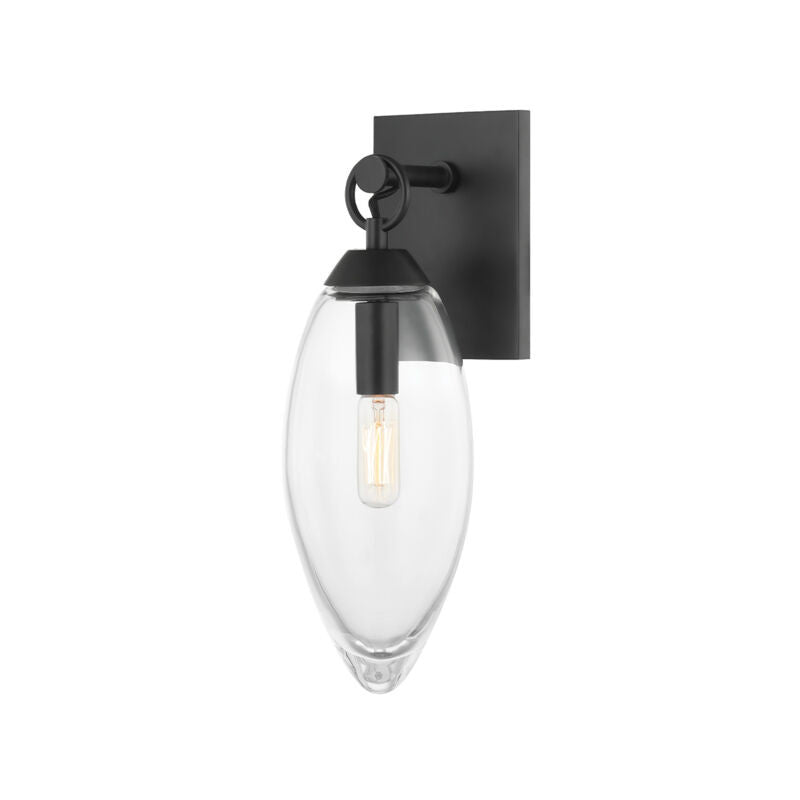 Hudson Valley Lighting Nantucket Wall Sconce in Black Brass 7900-BBR