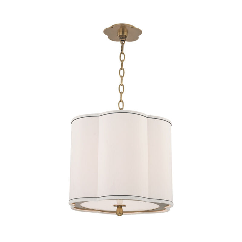 Hudson Valley Lighting Sweeny Pendant in Aged Brass 7915-AGB