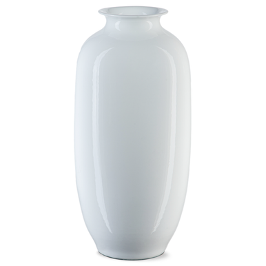 Currey & Co. Imperial White Modern Vase 1200-0690