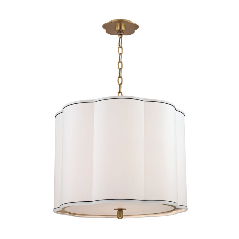 Hudson Valley Lighting Sweeny Pendant in Aged Brass 7920-AGB