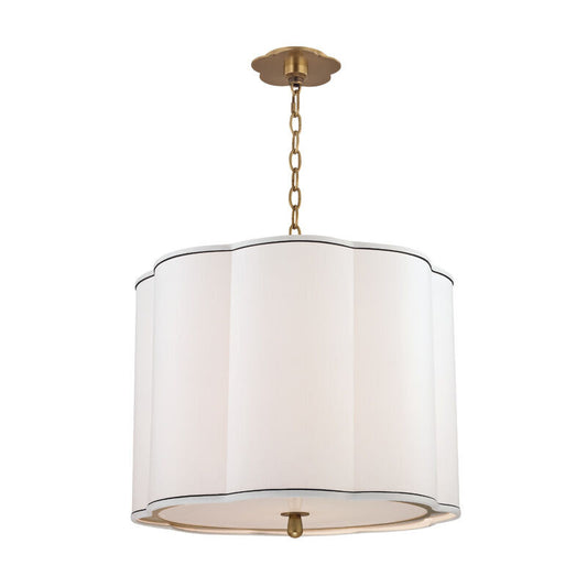 Hudson Valley Lighting Sweeny Pendant in Aged Brass 7920-AGB