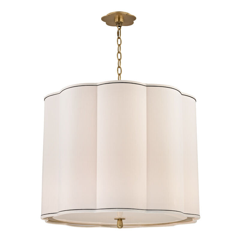 Hudson Valley Lighting Sweeny Chandelier in Aged Brass 7925-AGB