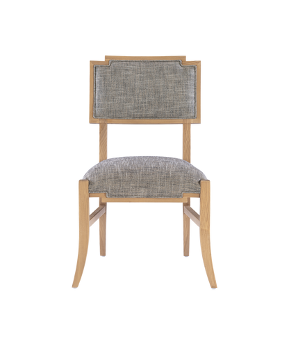 Currey & Co. Melanie Blonde Side Chair, Liller Tortoise 7000-1032