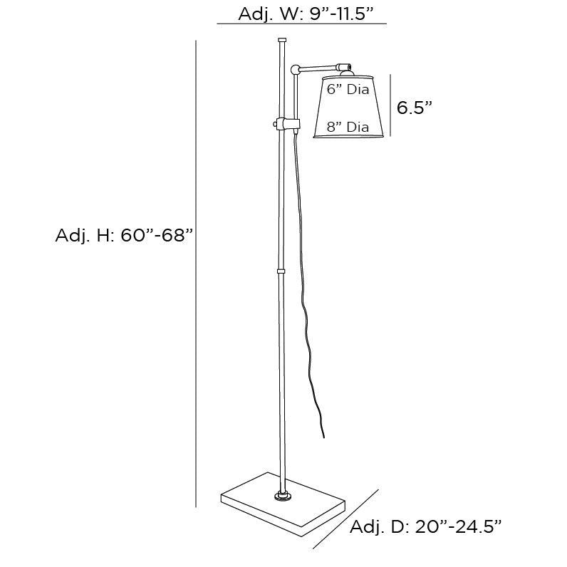 Arteriors Home Watson Floor Lamp 79846