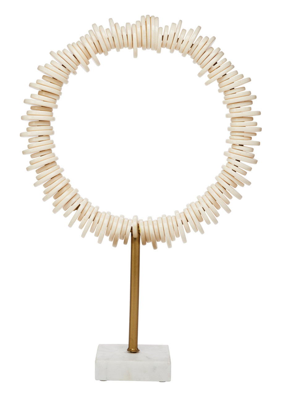 Jamie Young Arena Ring Sculptures (Set of 2) 7AREN-CREAM