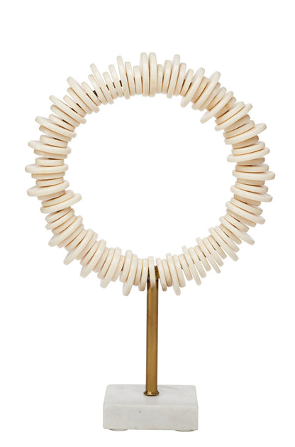 Jamie Young Arena Ring Sculptures (Set of 2) 7AREN-CREAM