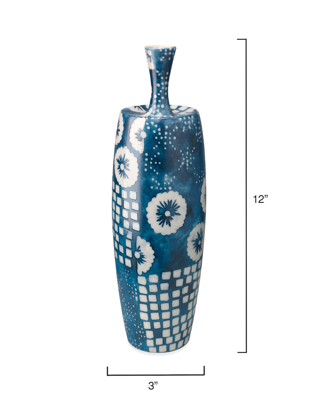 Jamie Young Block Print Vases (Set of 4) 7BLOC-VABL