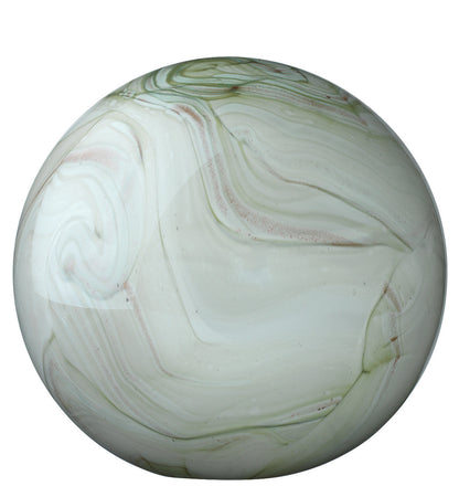 Jamie Young Cosmos Glass Balls in Sage Swirl Glass 7COSM-BASA