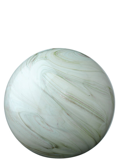 Jamie Young Cosmos Glass Balls in Sage Swirl Glass 7COSM-BASA