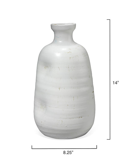 Jamie Young Dimple Vase 7DIMP-VAWH