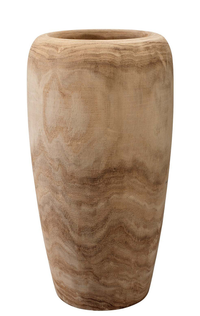 Jamie Young Ojai Wooden Vase 7OJAI-SMWD