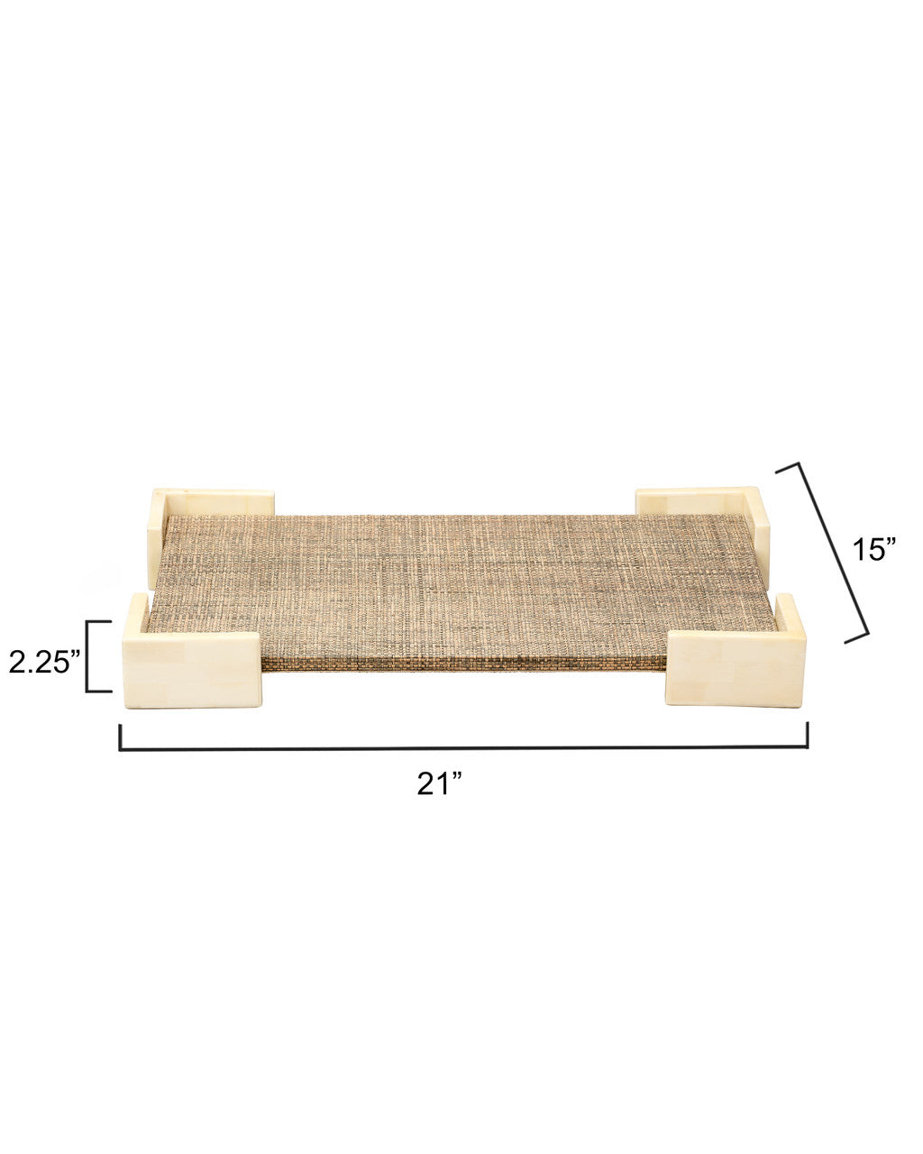 Jamie Young Paradise Bone Tray 7PARA-TRGR