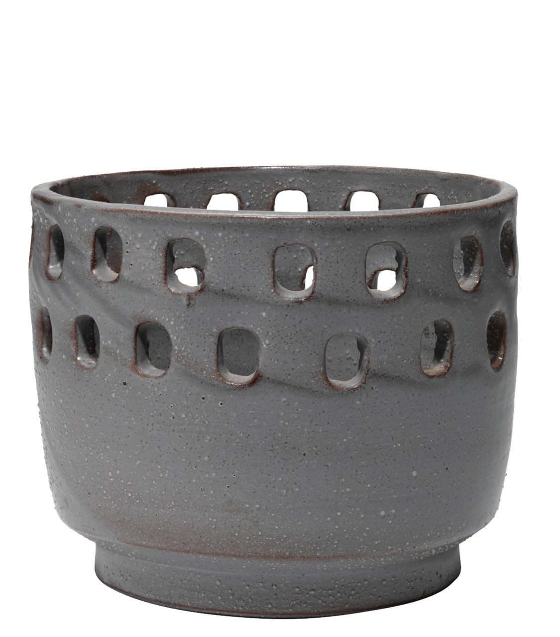 Jamie Young Perforated Pot 7PERF-LGGR