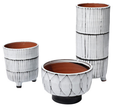 Jamie Young Striae Vessels (Set of 3) 7STRI-VECR