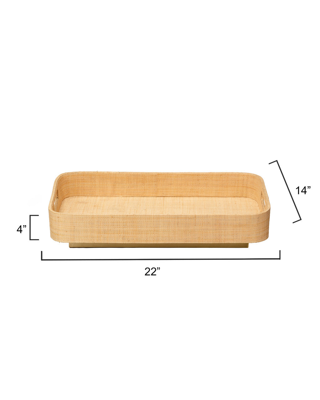 Jamie Young Utopia Footed Tray 7UTOP-TRNA