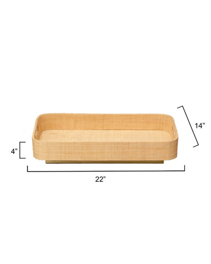 Jamie Young Utopia Footed Tray 7UTOP-TRNA