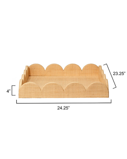 Jamie Young Wonderland Scalloped Tray 7WOND-TRNA