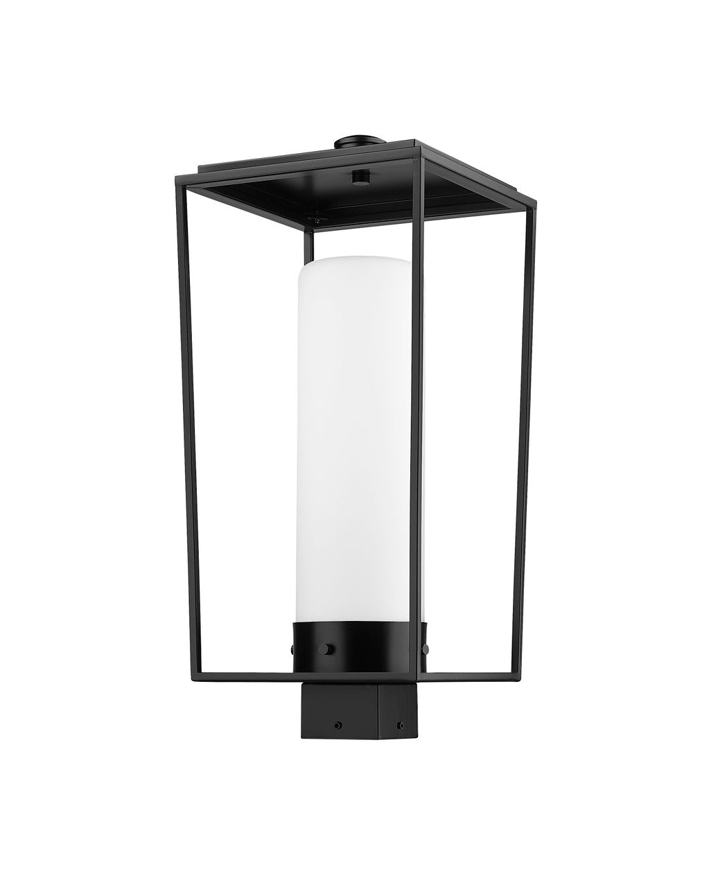 Z-Lite Sheridan 1 Light Outdoor Post Mount Fixture in Black 595PHBS-BK