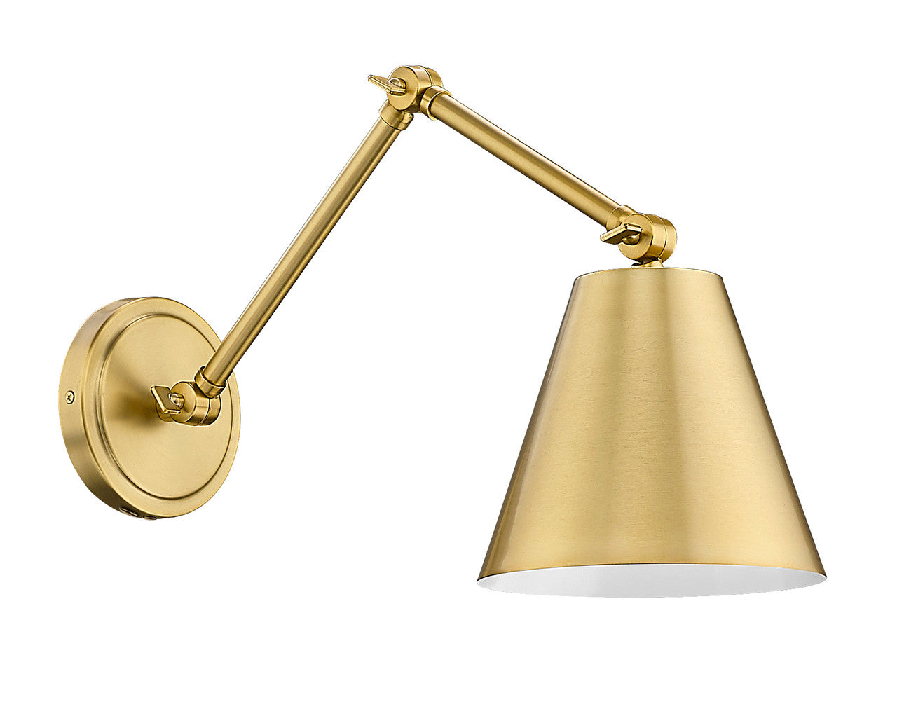 Z-Lite Regent 1 Light Wall Sconce in Modern Gold 347S-MGLD