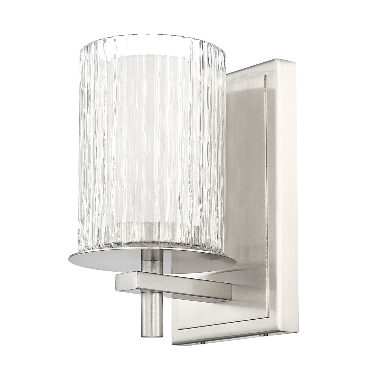 Z-Lite Grayson 1 Light Wall Sconce in Brushed Nickel 1949-1S-BN