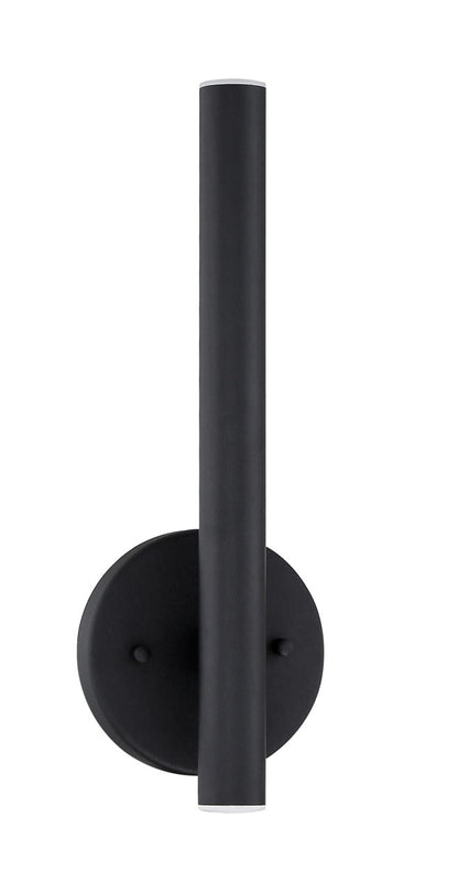 Z-Lite Forest 2 Light Wall Sconce in Matte Black 917S-MB-LED