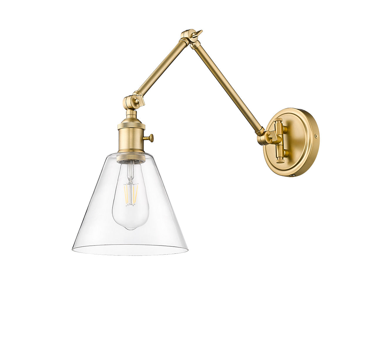 Z-Lite Gayson 1 Light Wall Sconce in Modern Gold 348S-MGLD