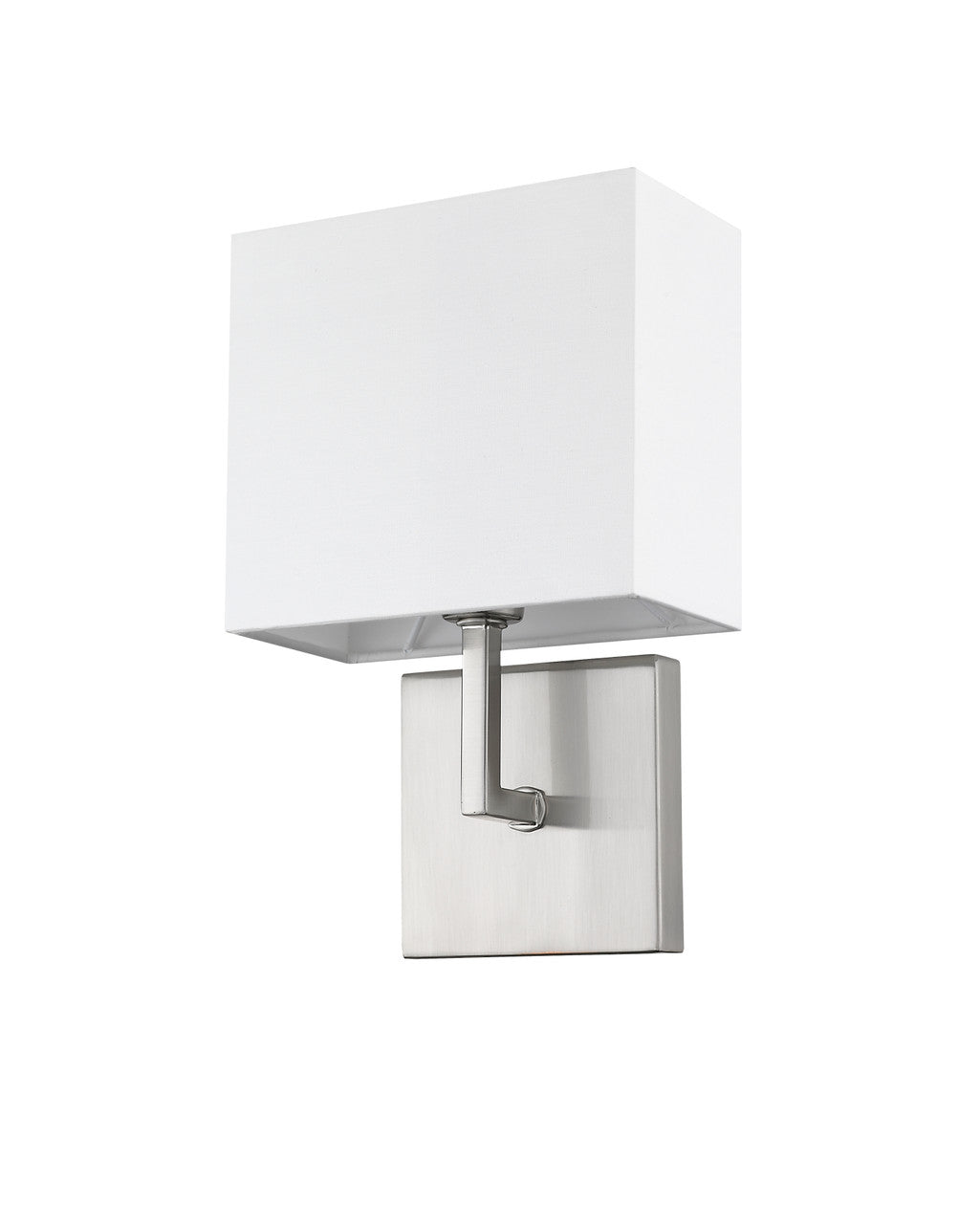 Z-Lite Saxon 1 Light Wall Sconce in Brushed Nickel 815-1S-BN