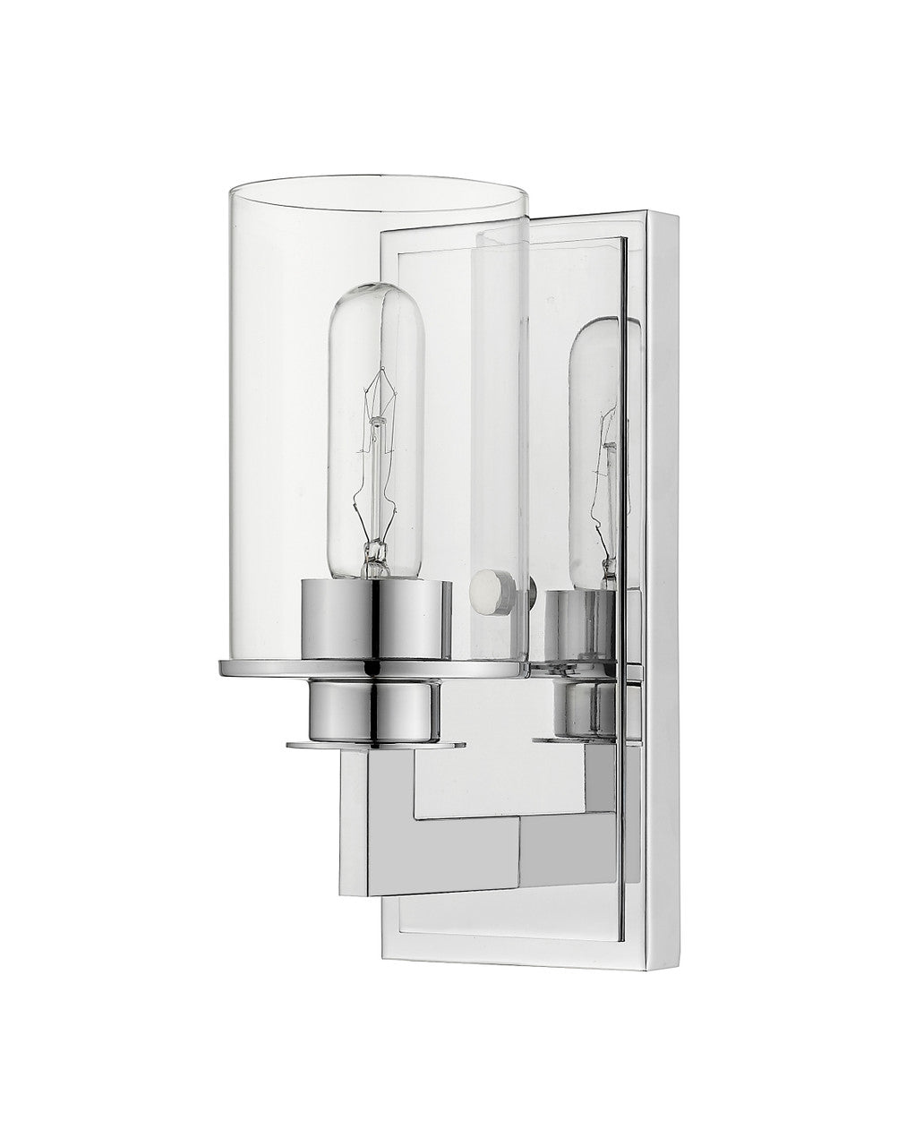 Z-Lite Savannah 1 Light Wall Sconce in Chrome 462-1S-CH