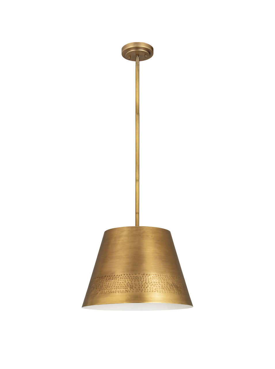 Z-Lite Maddox 1 Light Chandelier in Rubbed Brass 6013-18RB