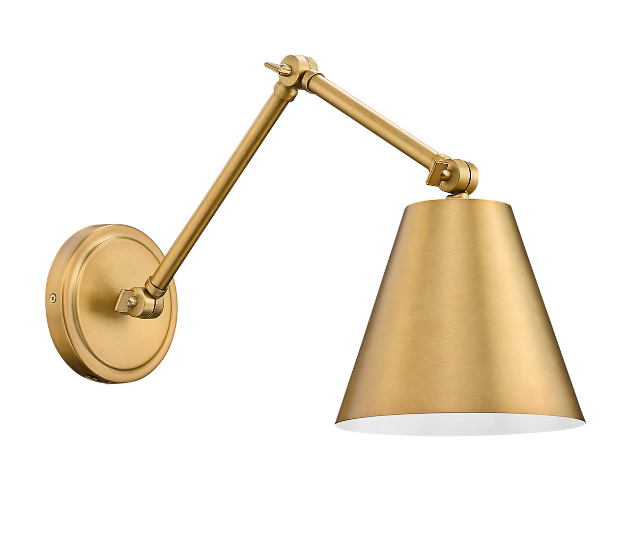 Z-Lite Regent 1 Light Wall Sconce in Rubbed Brass 347S-RB