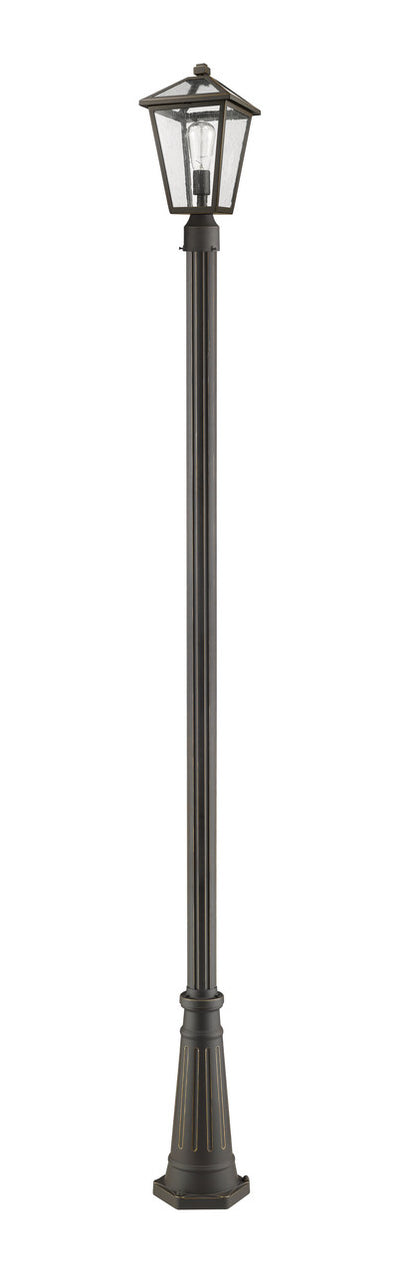 Z-Lite Talbot 1 Light Outdoor Post Mounted Fixture in Oil Rubbed Bronze 579PHMR-519P-ORB