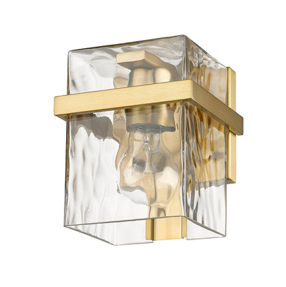 Z-Lite Bennington 1 Light Wall Sconce in Modern Gold 1938-1S-MGLD