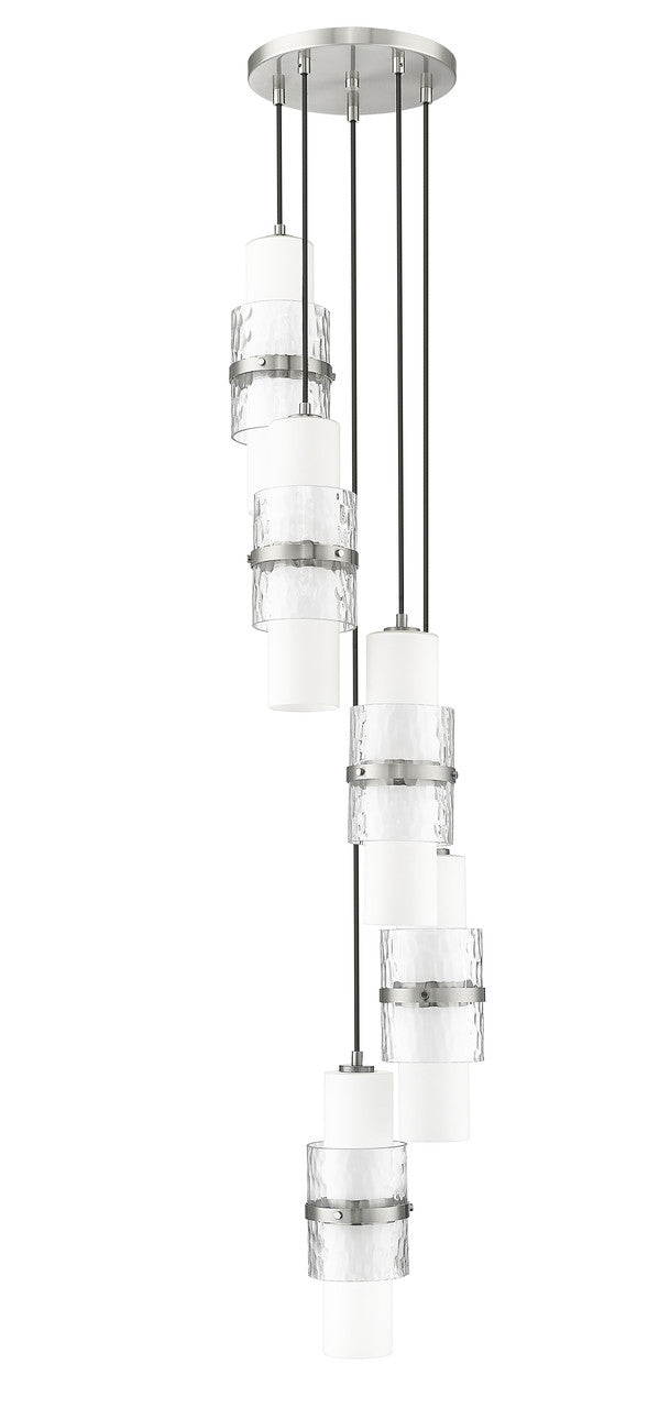 Z-Lite Cayden 5 Light Chandelier in Brushed Nickel 1946P-5R-BN