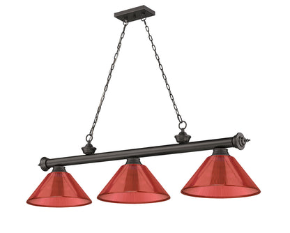 Z-Lite Cordon 3 Light Billiard in Bronze 2306-3BRZ-PRD