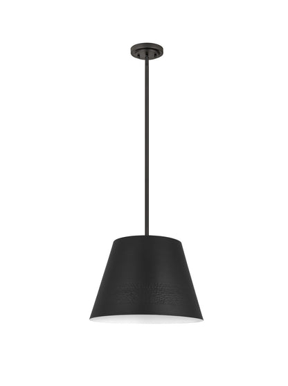 Z-Lite Maddox 1 Light Chandelier in Matte Black 6013-18MB