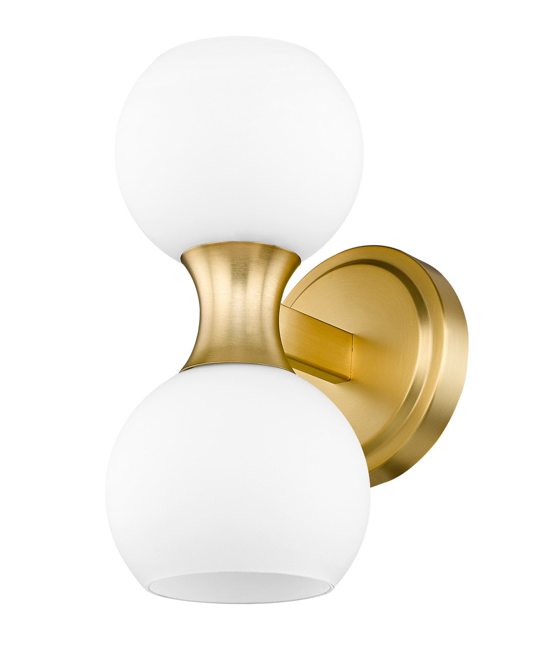 Z-Lite Artemis 2 Light Wall Sconce in Modern Gold 494-2S-MGLD