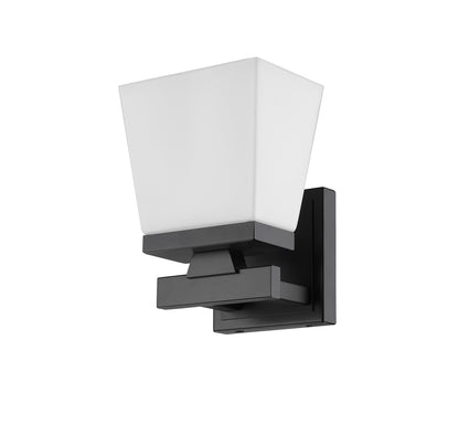 Z-Lite Astor 1 Light Wall Sconce in Matte Black 1937-1S-MB